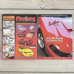 VTG Mustang Parts Catalog 1979-2004 Texas Mustang Parts & Brothers Performance